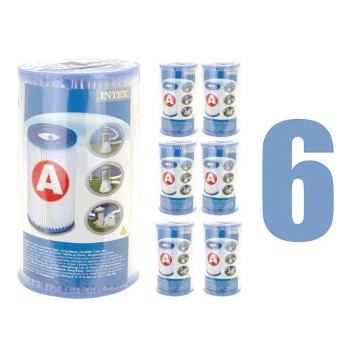 6 יח' פילטר A דגם INTEX 29000 במבצע