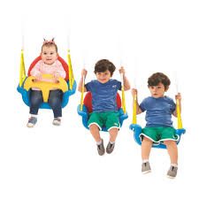 נדנדה 3 ב 1 לבית או לחצר לפעוטות וילדים