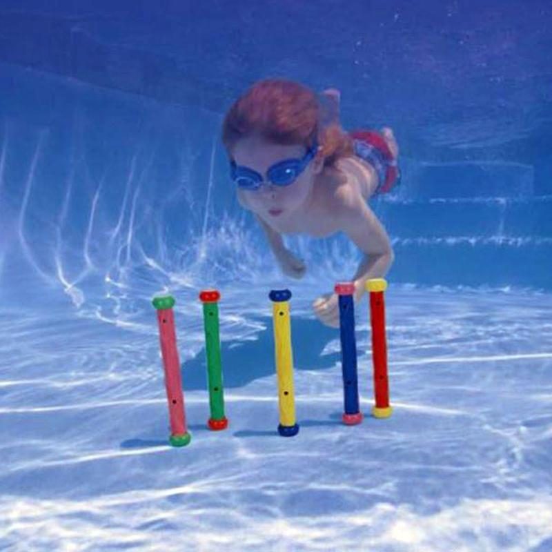 משחקי צלילה - מקלות צבעוניים