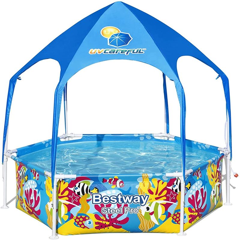 בריכת BESTWAY במידות 183X51 ס"מ עם גגון דגם 5618T