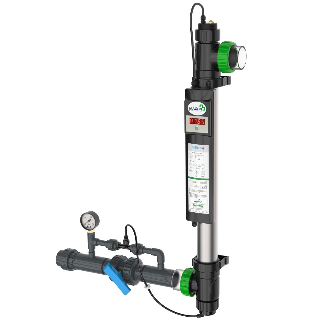 מערכת חיטוי UV ואוזון לבריכת שחייה Resilience OZONE UV