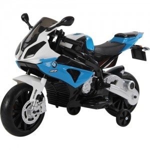 אופנוע ממונע חשמלי 12v BMW עם גלגלי עזר