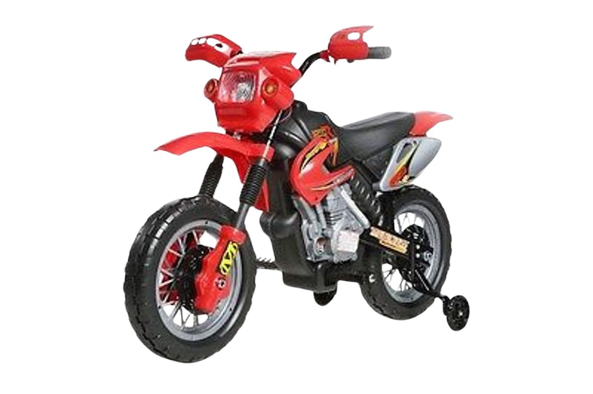 אופנוע ממונע 6V עם גלגלי עזר