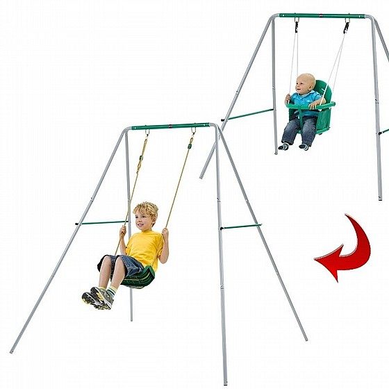 נדנדה לחצר 2 ב1 Plumplay