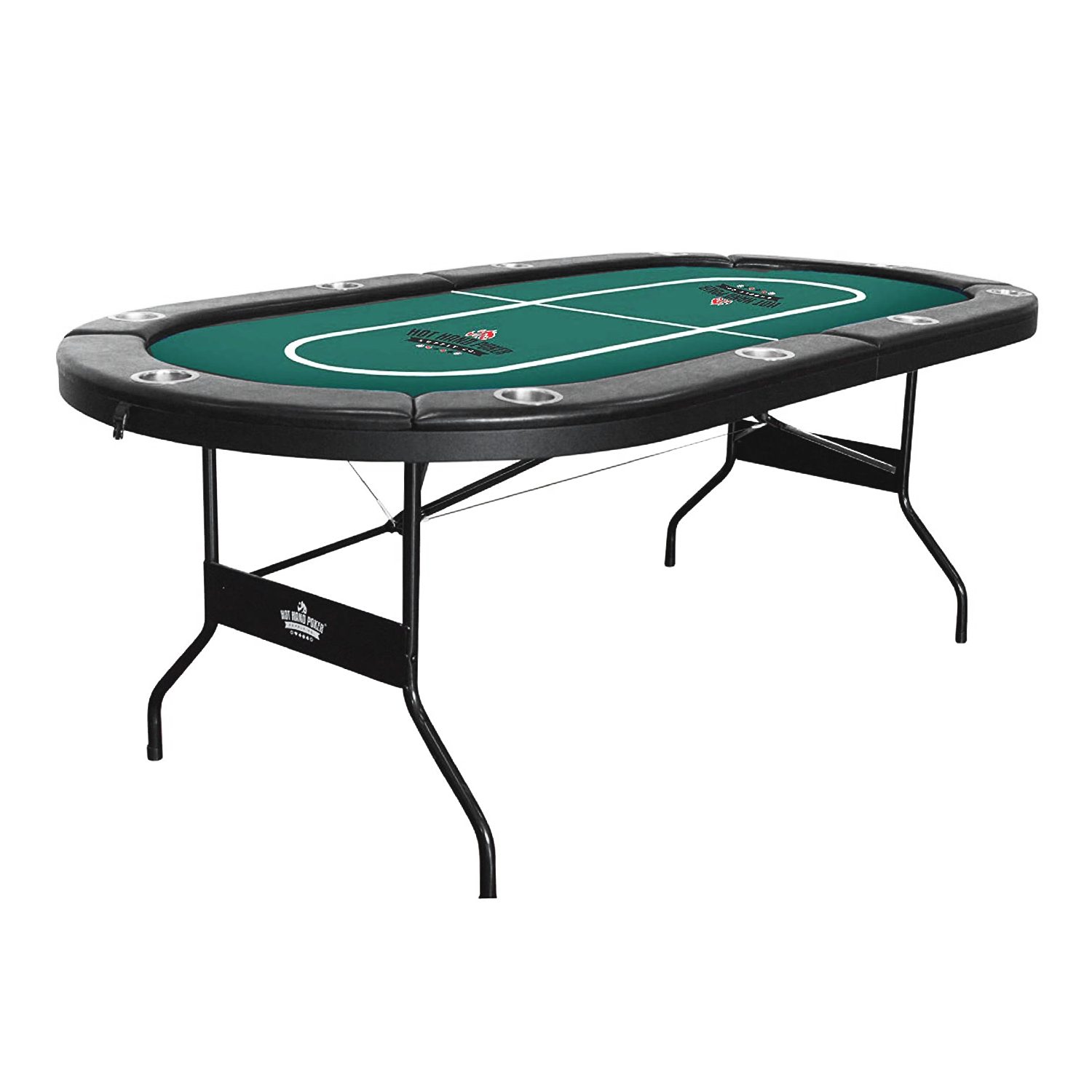 שולחן פוקר אליפטי מתקפל 213 ס"מ HOT HAND POKER