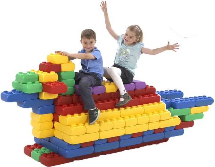 קוביות לגו ענק 40 יח'