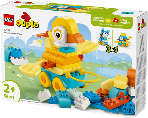 לגו דופלו - 3 ב-1 חיות על גלגלים 10448