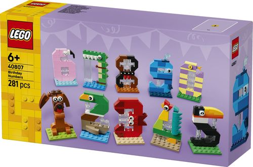 לגו מספרי יום הולדת 40807
