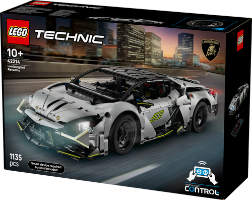 לגו טכני - מכונית ספורט על LAMBORGHINI REVUELTO (42214)