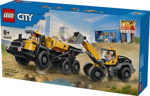 לגו סיטי - משאית עפר ומעמיס קדמי 60494