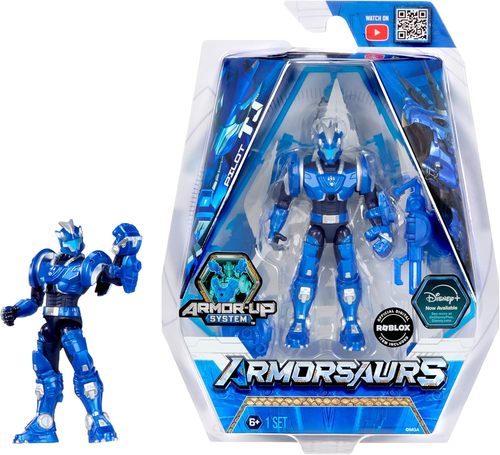 בובת אקשן Armorsaurs: טי.ג'יי (9.5 ס"מ) טייס טריצרטופס