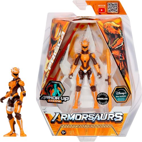 בובת אקשן Armorsaurs: פריסקה סילבה (9.5 ס"מ) טייסת ראפטור