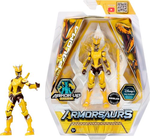 בובת אקשן Armorsaurs: פלומה סילבה (9.5 ס"מ) טייסת ראפטור